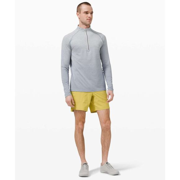 Lululemon Metal Vent Tech 1/2 Zip‎ Sweatshirt Wave Fade Chambray Size XL - Picture 4 of 11